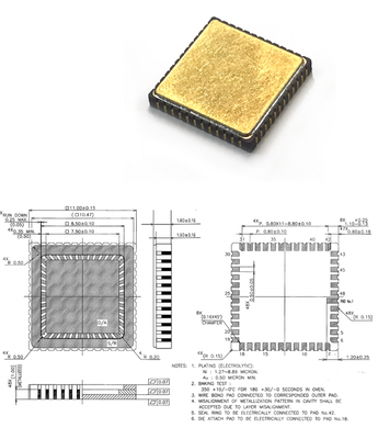 MEMS Gyroscope Chip Angular Rate Sensor with 0.05deg/h Bias 400deg/s Measuring Range and SPI Digital Output